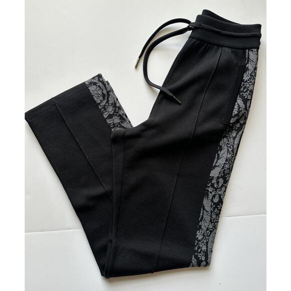 Versace Knit Barocco Jacquard Black Wool/Silk Pants L (50) 1013253 IT NWT $1525 - Picture 3 of 16